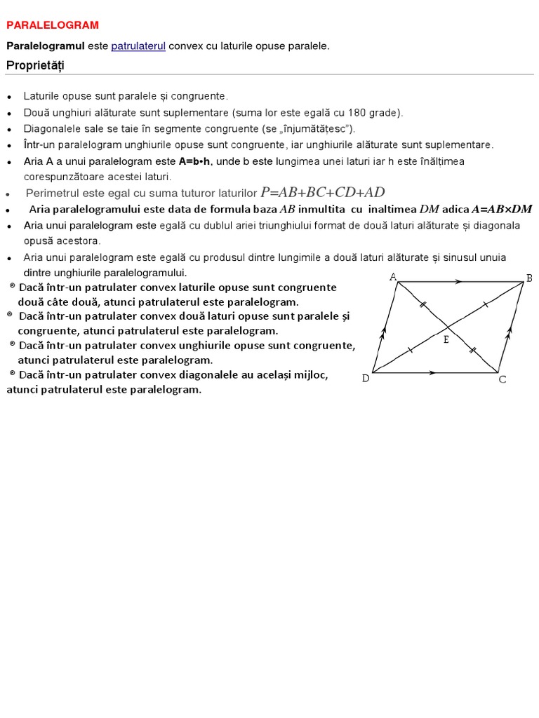Formule - Proprietati | PDF