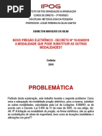 Novo Pregão Eletrônico-Apresentacao