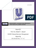 Prof. Dr. Shahid U. Ahmed EM529: Human Resource Management: Prepared For