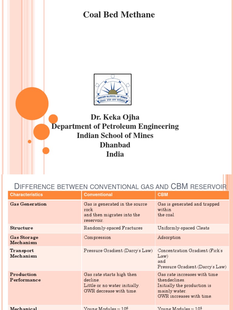 Coal Bed Methane Characteristics and Analysis | PDF | Adsorption ...