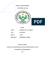 Critical Book Report Statistika Dasar