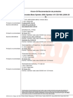 Recomendación de Productos Mercedes-Benz Sprinter (906) Sprinter 415 CDI 906 (2006-2009)