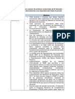 Cuadro Resumen Sobre Medidas Que Afectan A Las Importaciones Del Examen de Politicas Comerciales de El Salvador