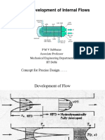 Thermal Development of Internal Flows: Concept For Precise Design