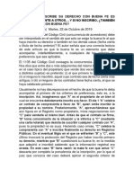 Solo Quien Inscribe Su Derecho Con Buena Fe Es Preferido Frente A Otros