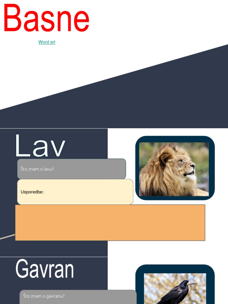 Animal Characteristics in Basne | PDF | Language Arts & Discipline