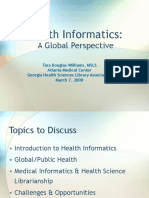 Health Informatics:: A Global Perspective