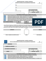 Formato de Acta de Cumplimiento de Entrega de Documentos de Inscripcin R-Ar032