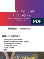 Walk To End Epilepsy - Orientation