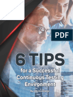 6 Tips For A Successful Continuous Testing Environment