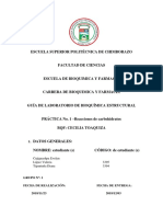 Bioquimica Estructural Reacciones Carbohidratos