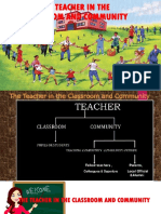The Teacher in The Classroom and Community