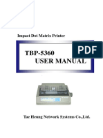 TBP-5360 Manual