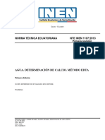 Nte Inen 1107 Aguas. Determinación Del Calcio. Método Edta