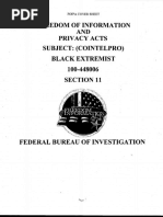 FBI COINTELPRO-Black Extremism Section 11