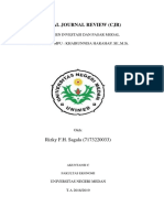 Critical Journal Review (CJR) : Manajemen Investasi Dan Pasar Modal Dosen Pengampu: Khairunnisa Harahap, Se.,M.Si