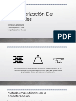 Caracterización de Materiales