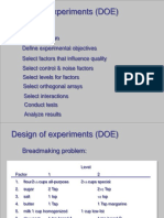 Design of Experiments (DOE) : Steps