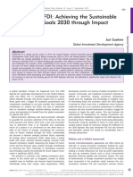 The Future of FDI Achieving The Sustainable Development Goals 2030