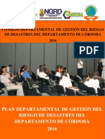 Plan Departamental de Gestión Del Riesgo Departamento de Córdoba (Colombia)