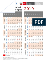 Calendario Epidemológico 2019