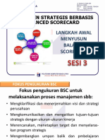 Manajemen Strategis Berbasis Balanced Scorecard: Langkah Awal Menyusun Balance Scorecard