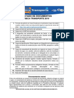 Lista de Documentos BT19 PDF