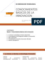 Sesión01 - Conocimientos Basicos de Innovación