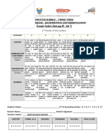 Writing Rubric Tok 3RD Term