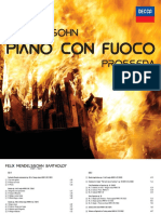 CD Booklet "Piano Con Fuoco"