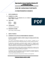 Ensayo penetrométrico dinámico para verificar capacidad portante