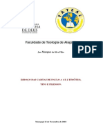 1e 2 Carta de Paulo A Timóteo, Tito e Filemon.