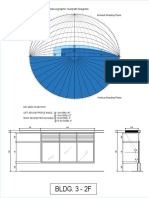 BLDG. 3 - 2F: Shading Mask For Stereographic Sunpath Diagram