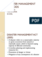 Disaster Management Methods