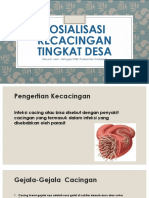 Sosialisasi Kecacingan Tingkat Desa