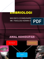 Embriologi Ikan