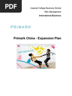 Download Primark Expansion Into China by Michael Chinwuba SN43505927 doc pdf