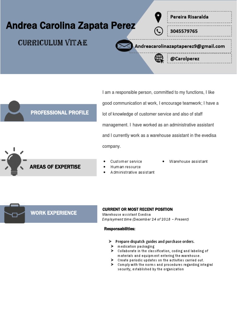 Curriculum Vitae Format | PDF | Learning | Behavior Modification