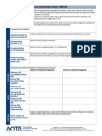 AOTA Occupational Profile Template PDF