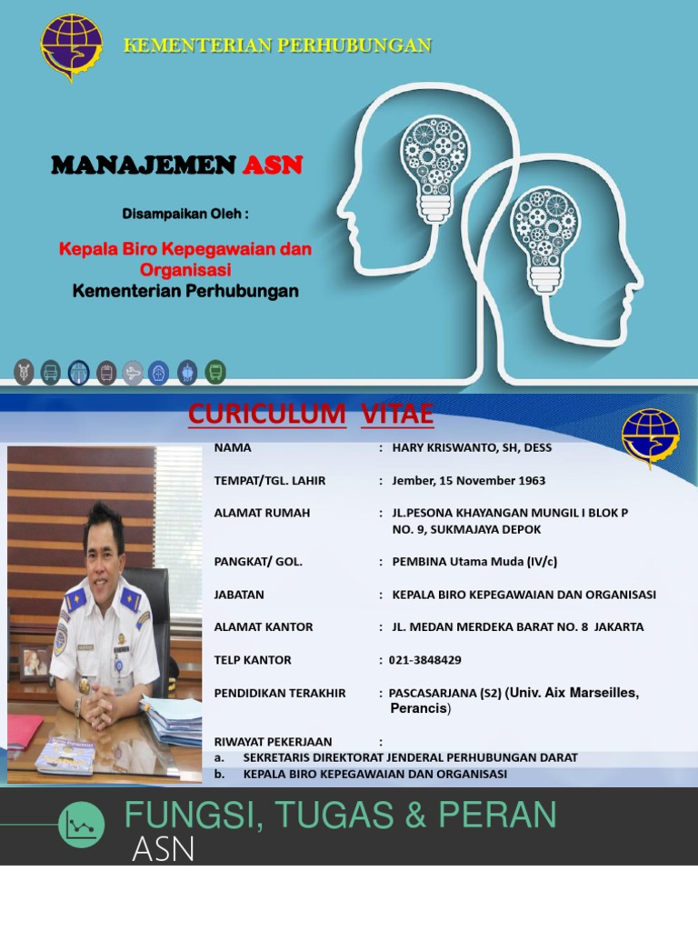 Manajemen ASN Kementerian Perhubungan | PDF