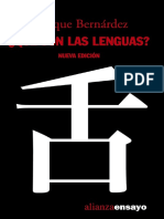 Bernardez Enrique - Qué Son Las Lenguas