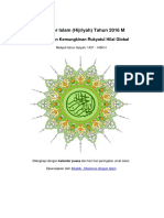 Kalender Islam Global Tahun 2016 M PDF