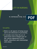 Sexuality in Nursing: by Ns. Andi Buanasari M.Kep., SP - Kep.J
