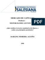Teoria Cuantitativa Del Dinero-Darling Moreira-1860