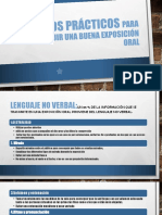 Lenguaje verbal y no verbal: claves para una exposición oral eficaz