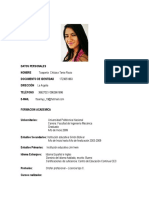 CURRICULUM Tania PDF