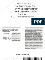 Ortopedi, PILON Fracture, KOAS