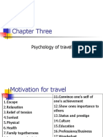 Chapter Three: Psychology of Travel