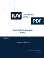 Unidad 1 - Teoría de La Administración Pública