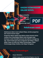 Kaidah Kebahasaan Novel Dalam